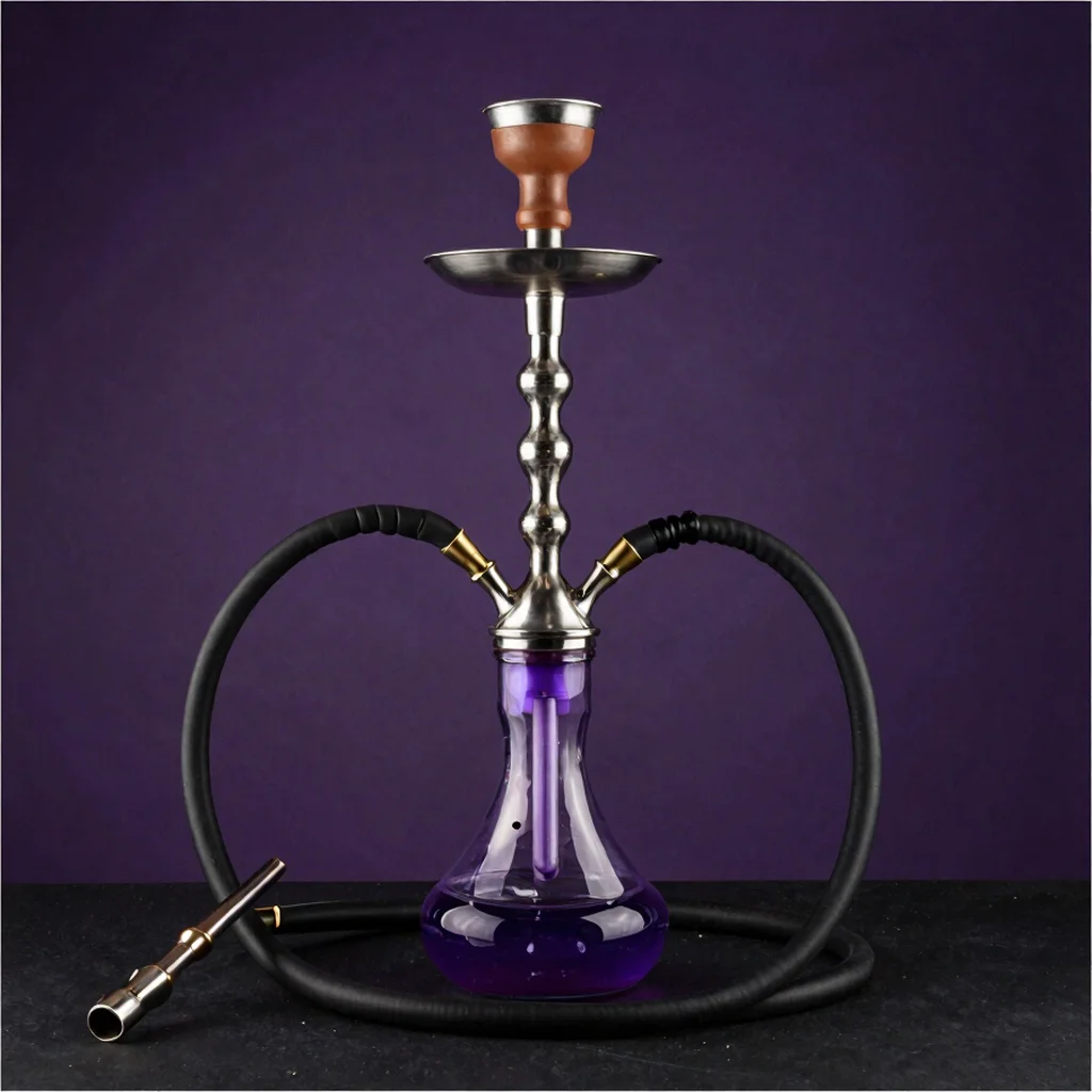 Violet Glass Hookah
